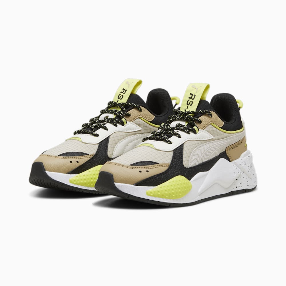 Puma RS-X Cross-Country Biker Big Kids Sneakers - Warm White-Prairie Tan