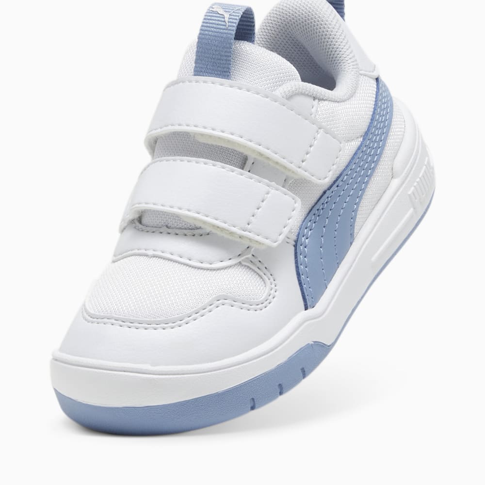 Puma Multiflex Mesh Toddlers' Sneakers - Silver Mist-Zen Blue