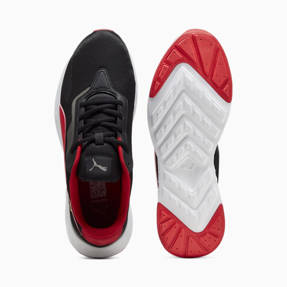 Puma Scuderia Ferrari Tiburion Motorsport Sneakers - Black-Rosso Corsa-Aged Silver