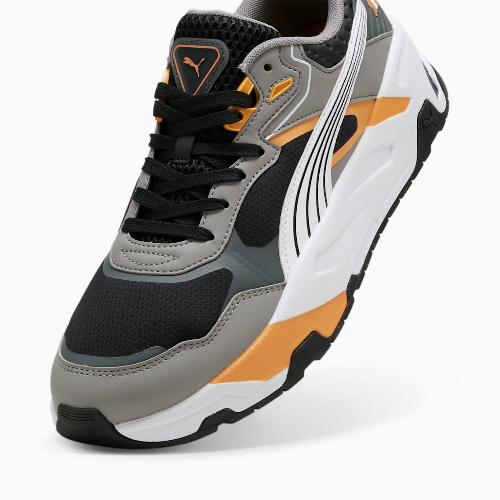 Puma Trinity Desert Road Sneakers - Black-White-Stormy Slate-Clementine