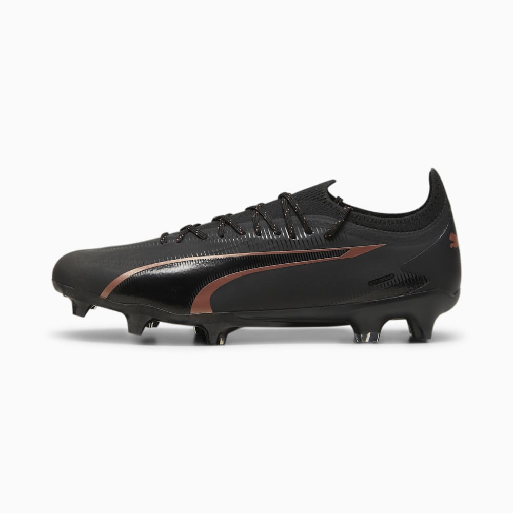 Puma ULTRA ULTIMATE FG/AG Soccer Cleats - Black-Copper Rose