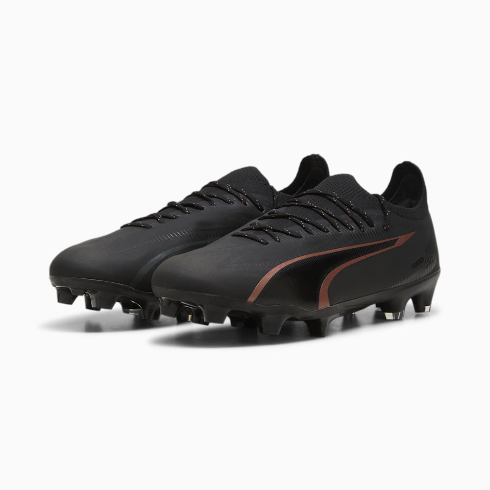 Puma ULTRA ULTIMATE FG/AG Soccer Cleats - Black-Copper Rose