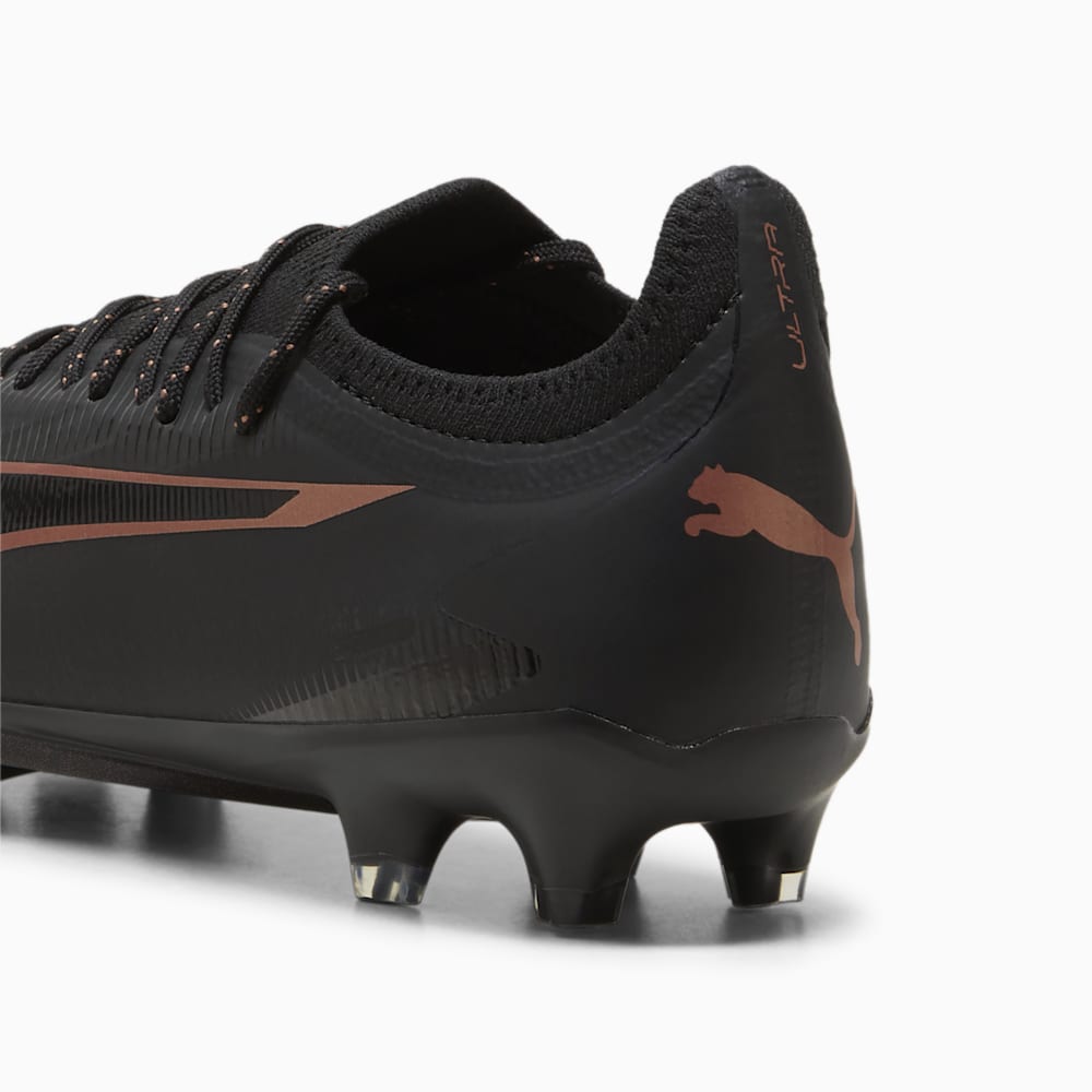 Puma ULTRA ULTIMATE FG/AG Soccer Cleats - Black-Copper Rose