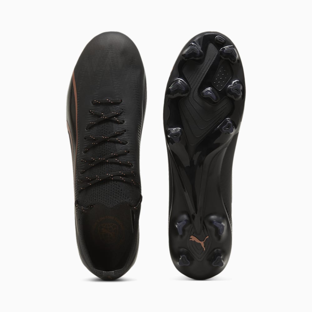 Puma ULTRA ULTIMATE FG/AG Soccer Cleats - Black-Copper Rose