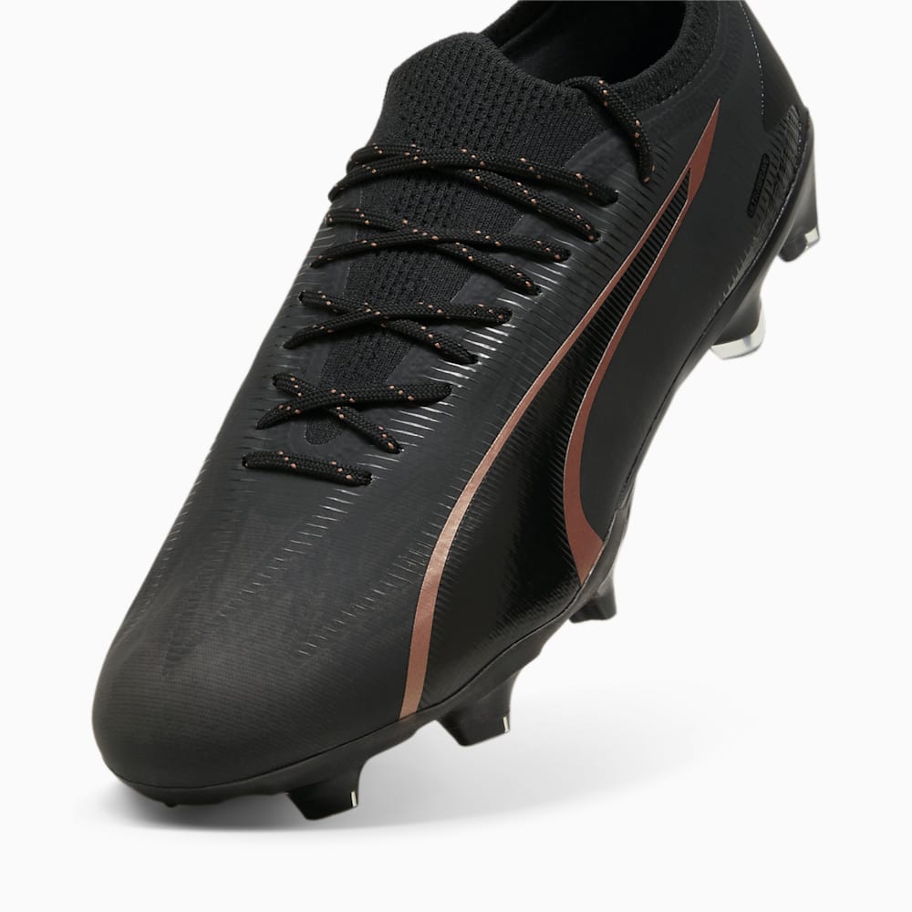 Puma ULTRA ULTIMATE FG/AG Soccer Cleats - Black-Copper Rose