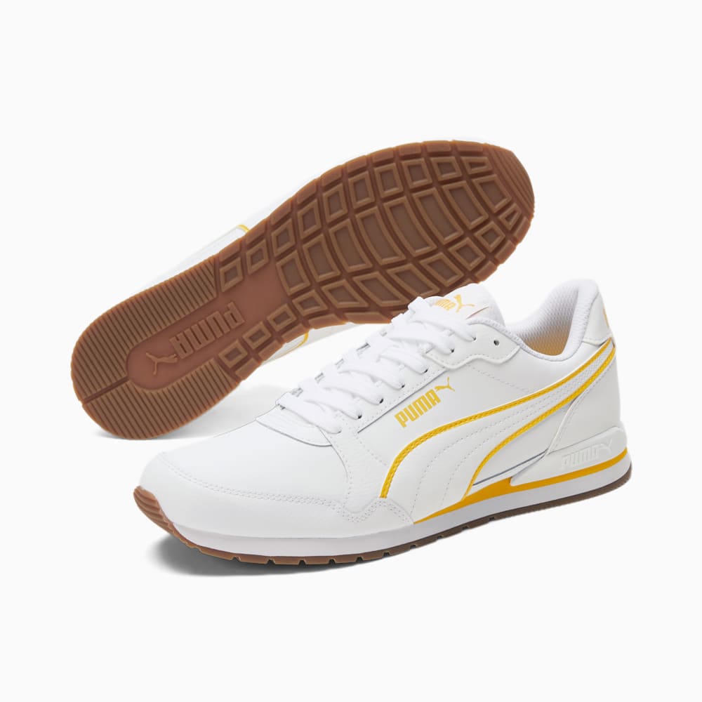 Puma ST Runner v3 Bold Sneaker - White-Tangerine