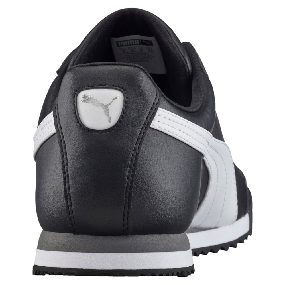 Puma Roma Basic Sneakers Big Kids - black-white-silver