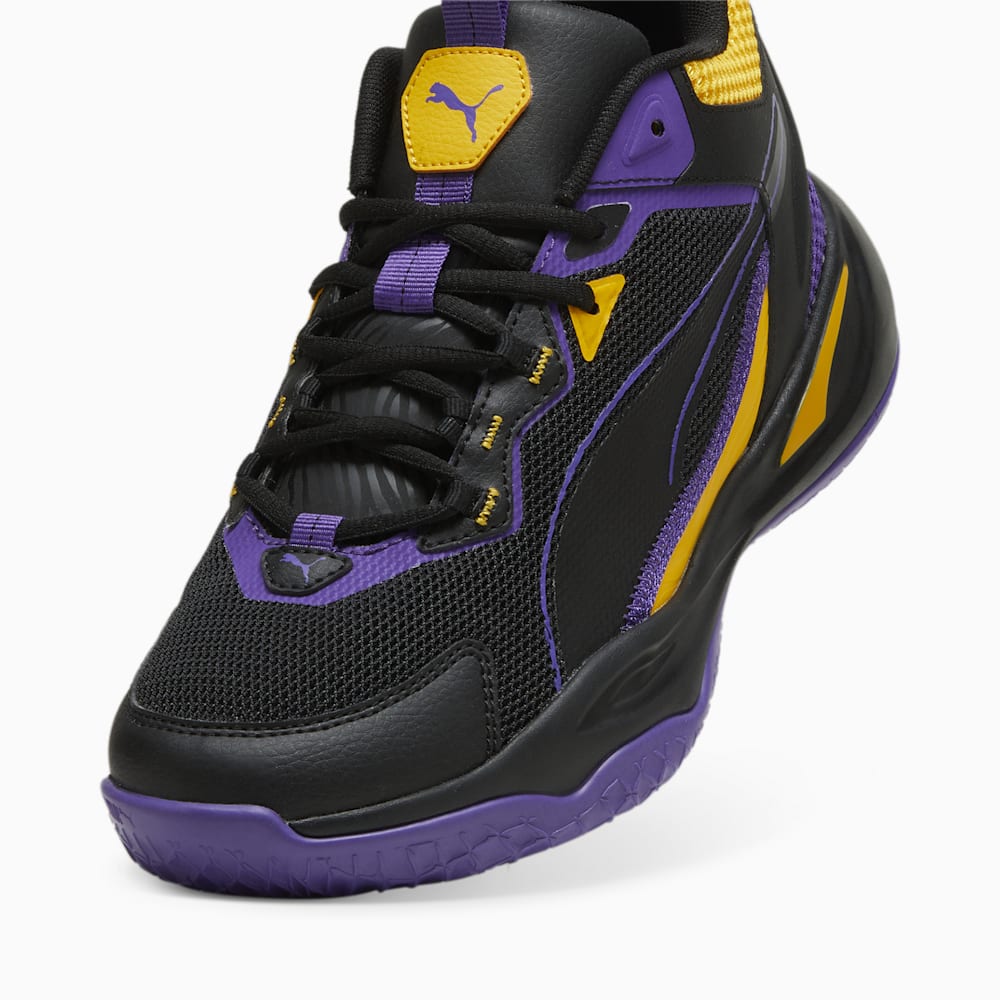 Puma Playmaker Sneakers - Black-Team Violet-Yellow Sizzle