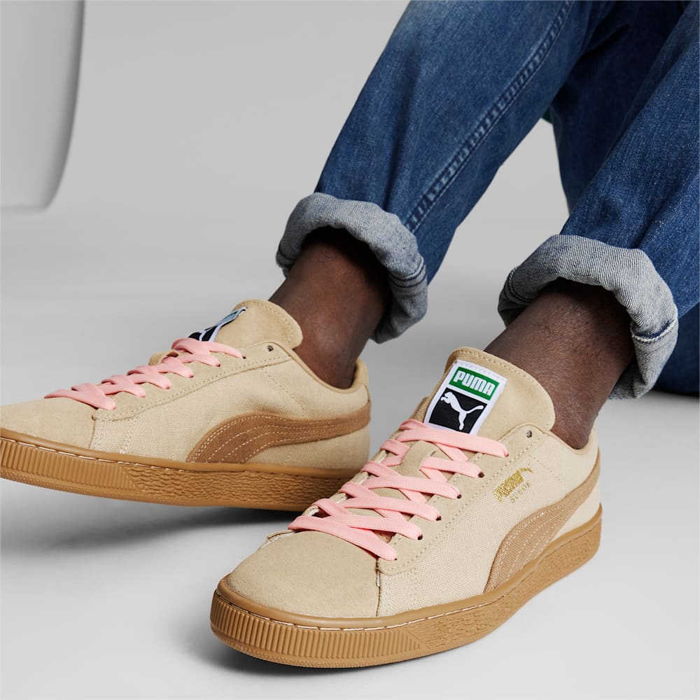 Puma Suede Hemp Sneakers - Toasted Almond-Toasted-Gold