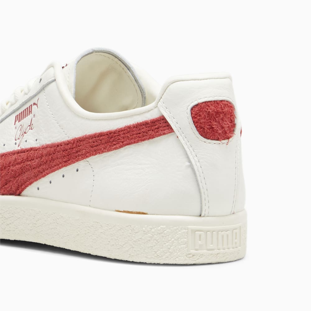 Puma Clyde NeverWorn III Sneakers - Warm White-Club Red