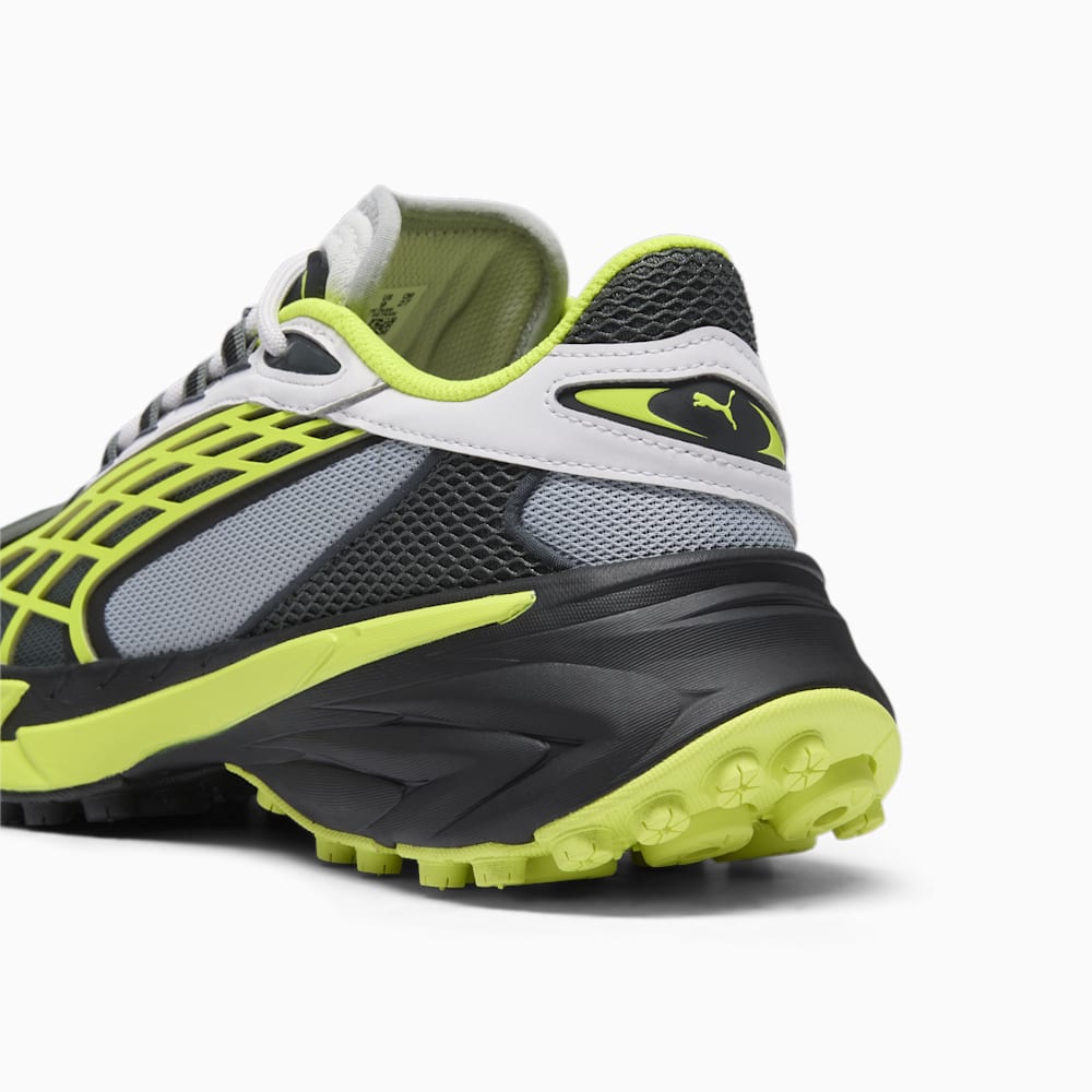 Puma Spirex Scifi Sneakers - Feather Gray-Electric Lime-Black