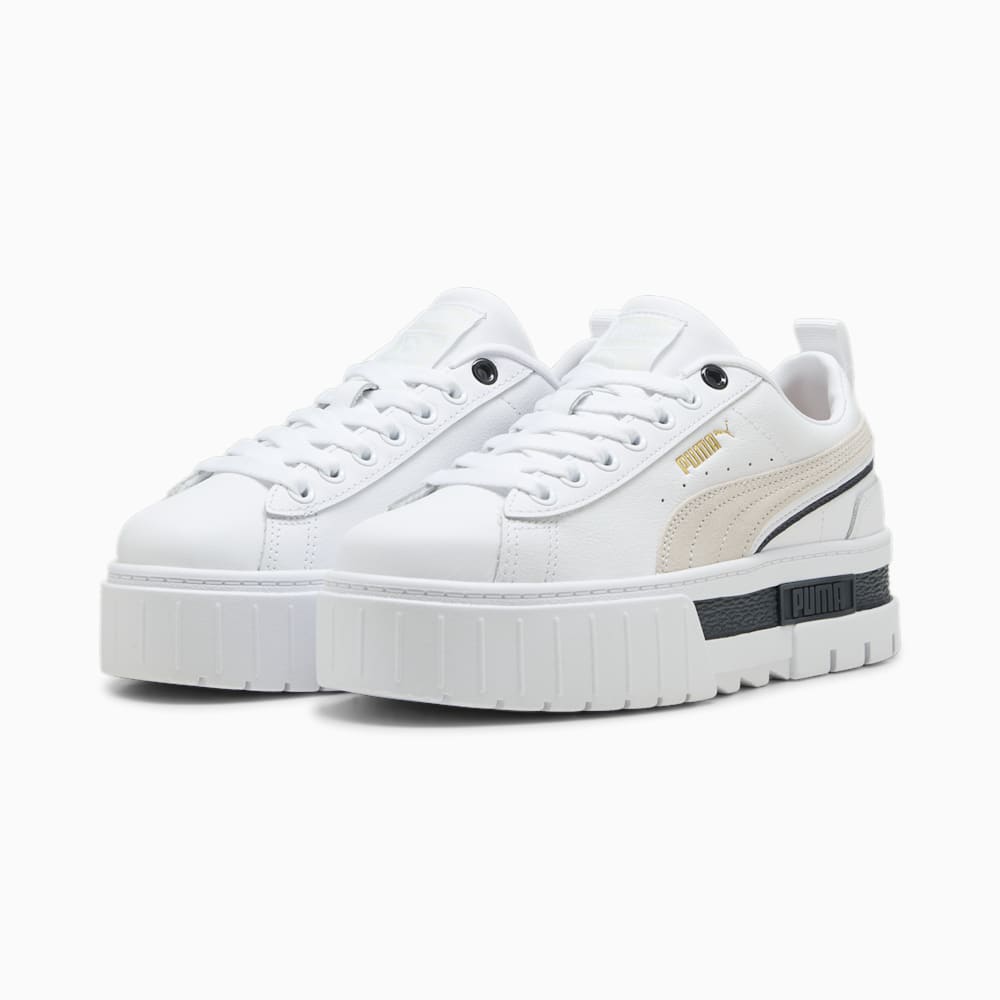 Puma Mayze Classics Sneakers - White-Gold