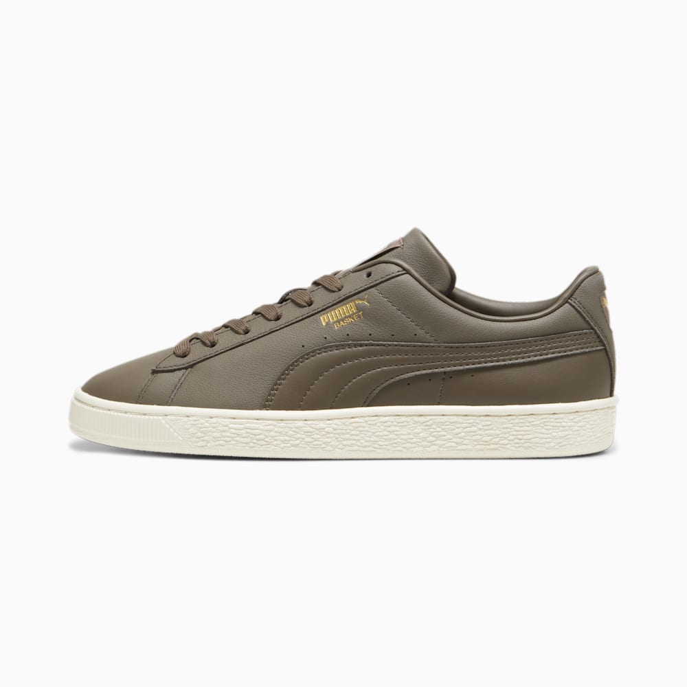 Puma Basket Classic XXI Sneakers - Chocolate-Chocolate-Gold