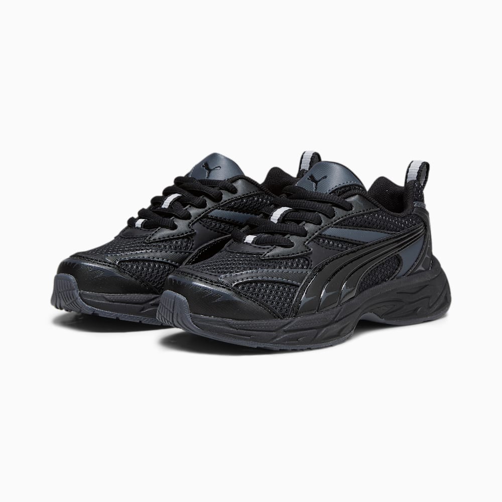 Puma Morphic Basic Little Kids Sneakers - Black-Strong Gray