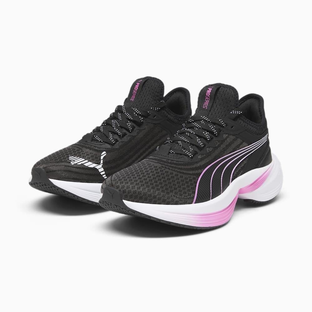 Puma Conduct Pro Running Shoe - Black-Poison Pink-Silver