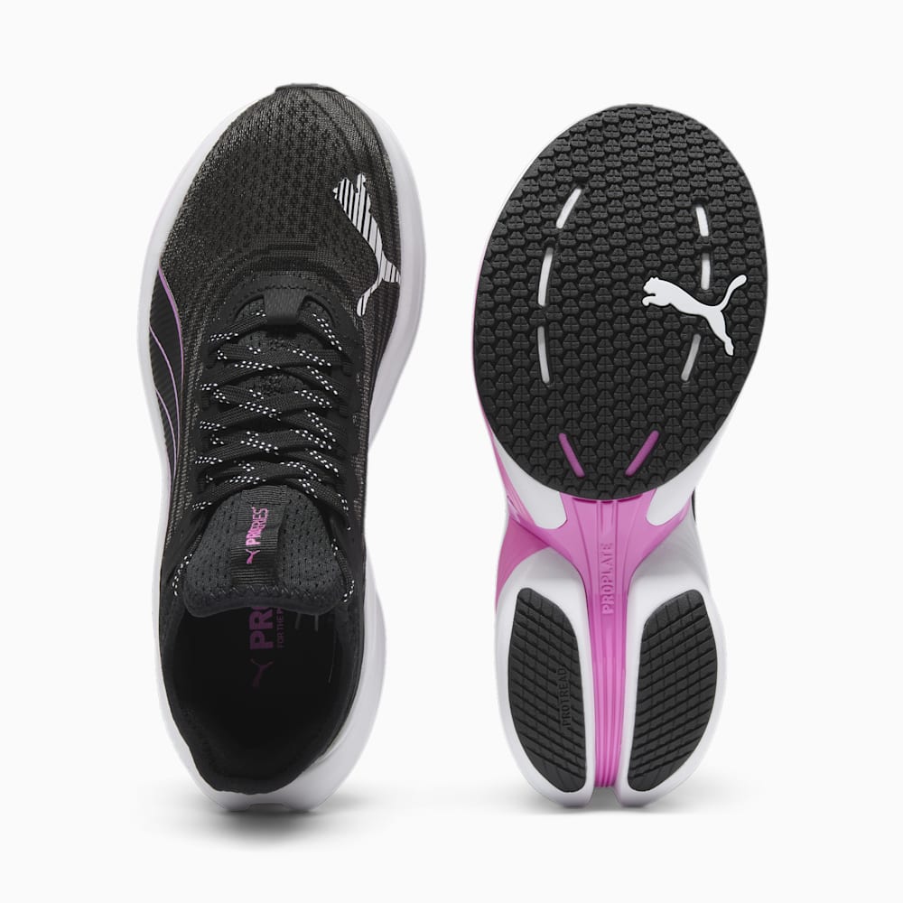 Puma Conduct Pro Running Shoe - Black-Poison Pink-Silver