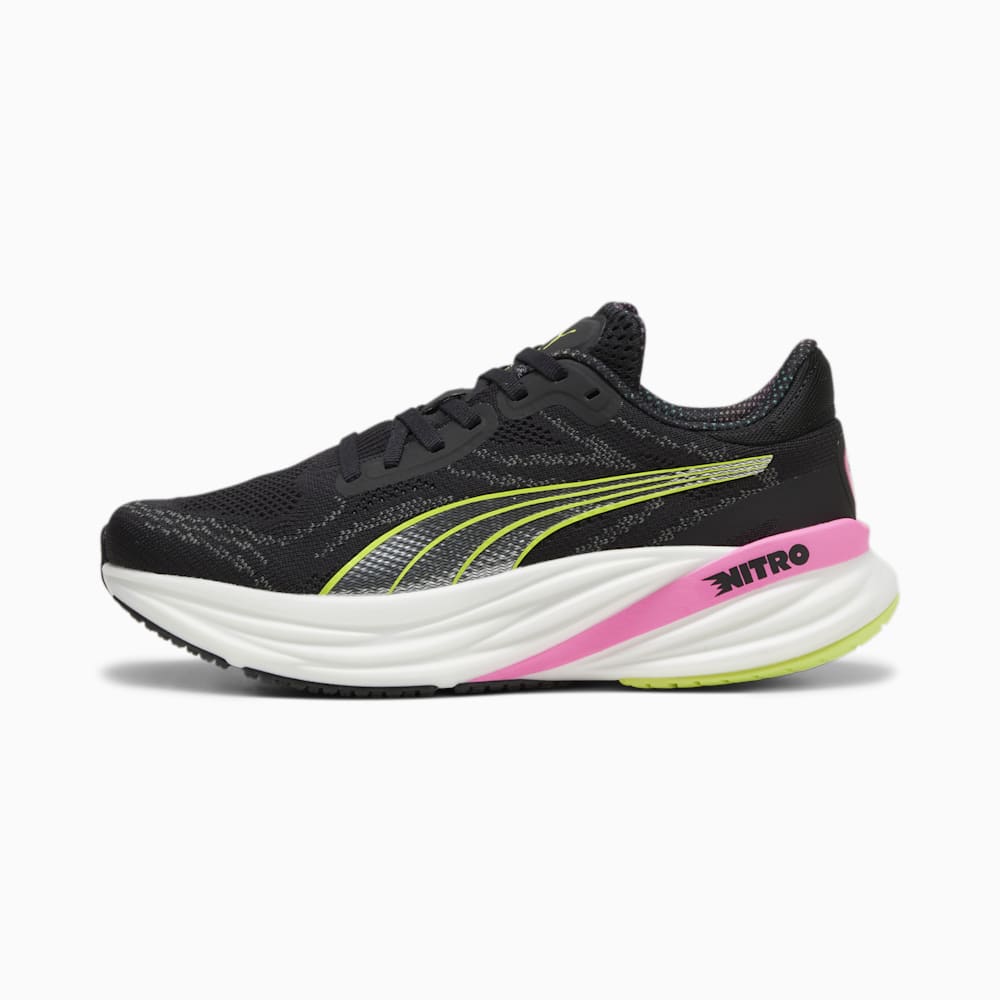 Puma Magnify NITRO™ 2 Running Shoes - Black-Lime Pow-Poison Pink