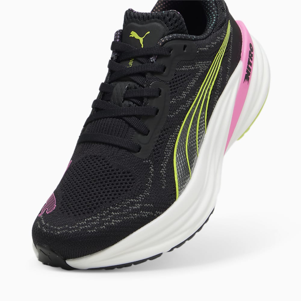 Puma Magnify NITRO™ 2 Running Shoes - Black-Lime Pow-Poison Pink