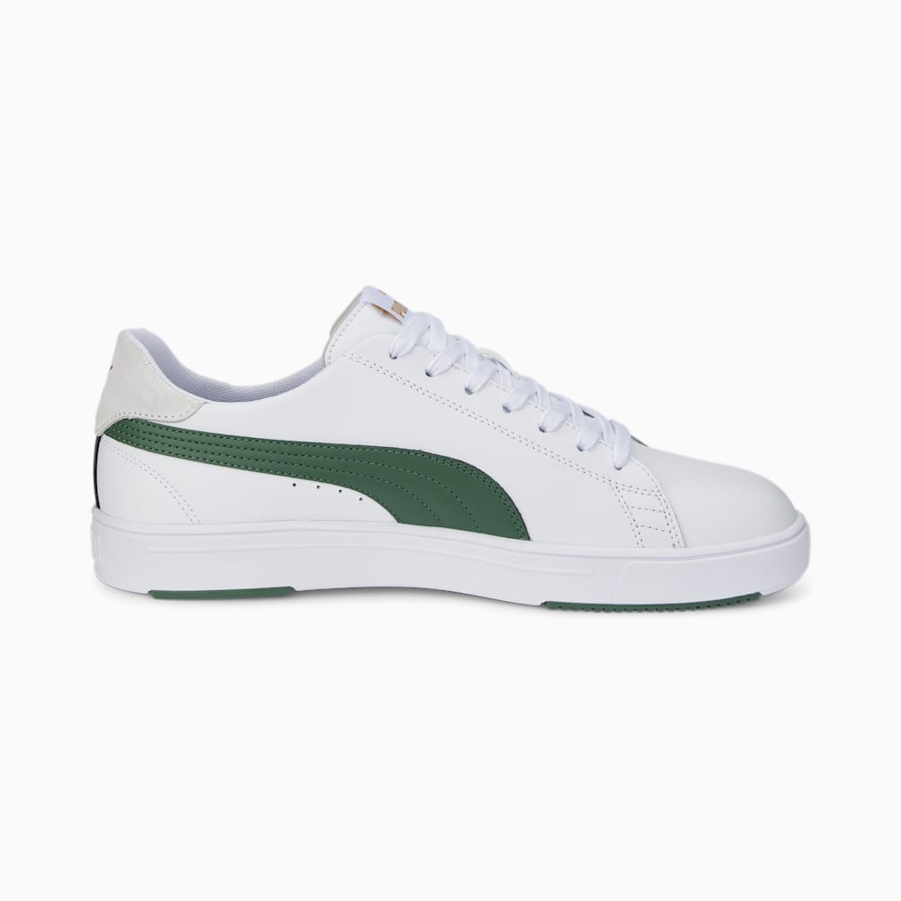 Puma Serve Pro Lite Sneakers - White-Deep Forest-Team Gold