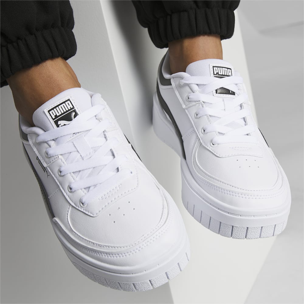 Puma Cali Dream West Coast Leather Sneakers - White-Black