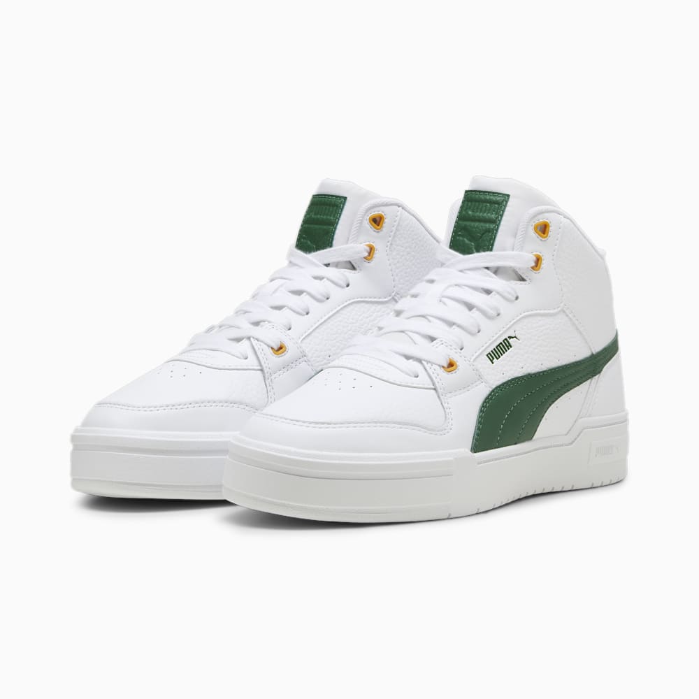 Puma CA Pro Mid Sneakers - White-Vine-Ginger Tea