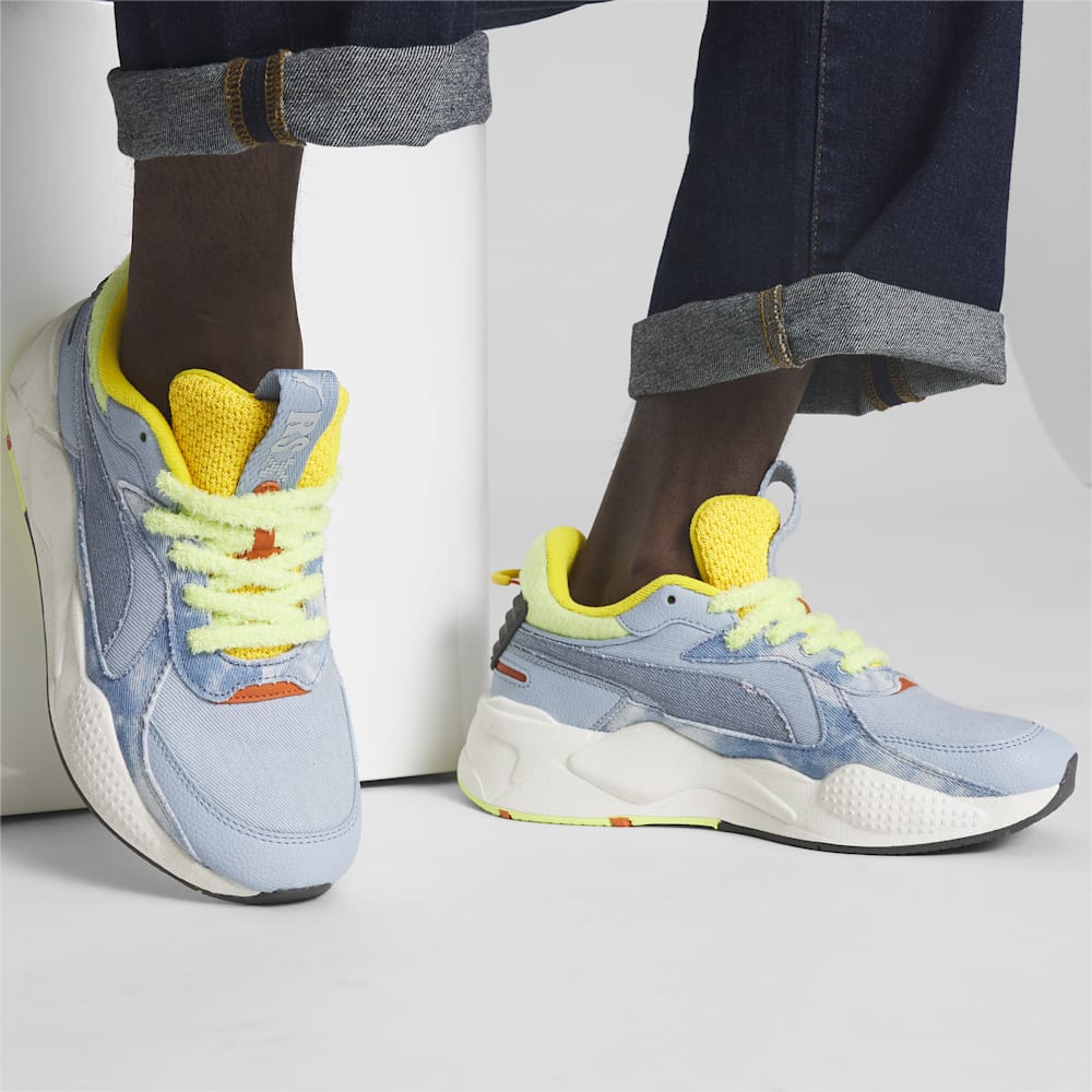 Puma RS-X Spring Clean Sneakers - Blue Wash-Filtered Ash-Fresh Pear