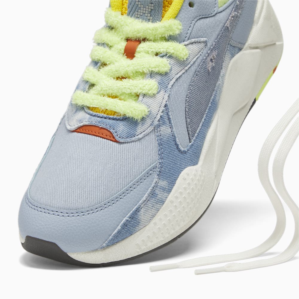 Puma RS-X Spring Clean Sneakers - Blue Wash-Filtered Ash-Fresh Pear