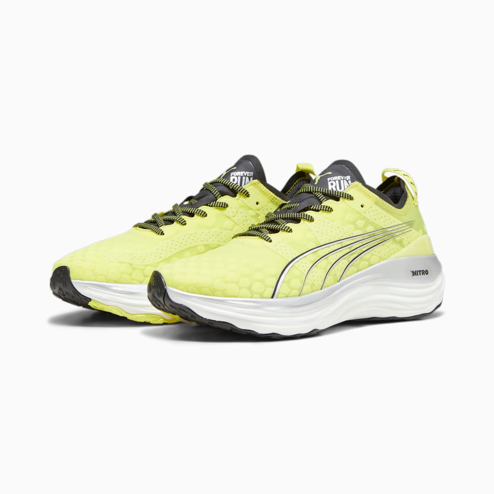 Puma ForeverRUN NITRO™ Running Shoes - Yellow Burst-Black-Silver