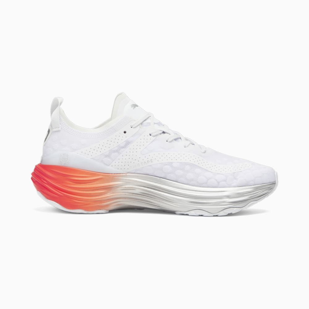 Puma ForeverRun NITRO™ Running Shoes - White-Silver-Cherry Tomato