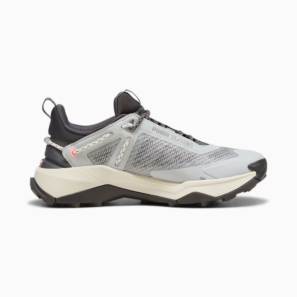 Puma SEASONS Explore NITRO™ Hiking Shoes - Ash Gray-Alpine Snow-Koral Ice