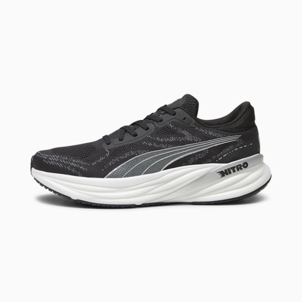 Puma Magnify NITRO™ 2 Running Shoes - Black-White-Silver