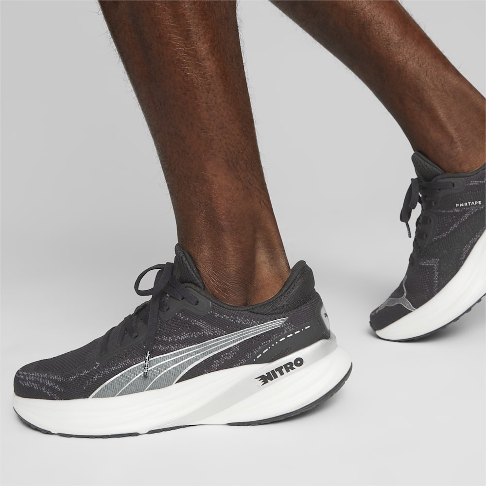 Puma Magnify NITRO™ 2 Running Shoes - Black-White-Silver