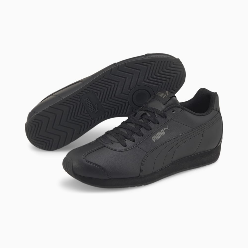 Puma Turin III Trainers - Black-Black