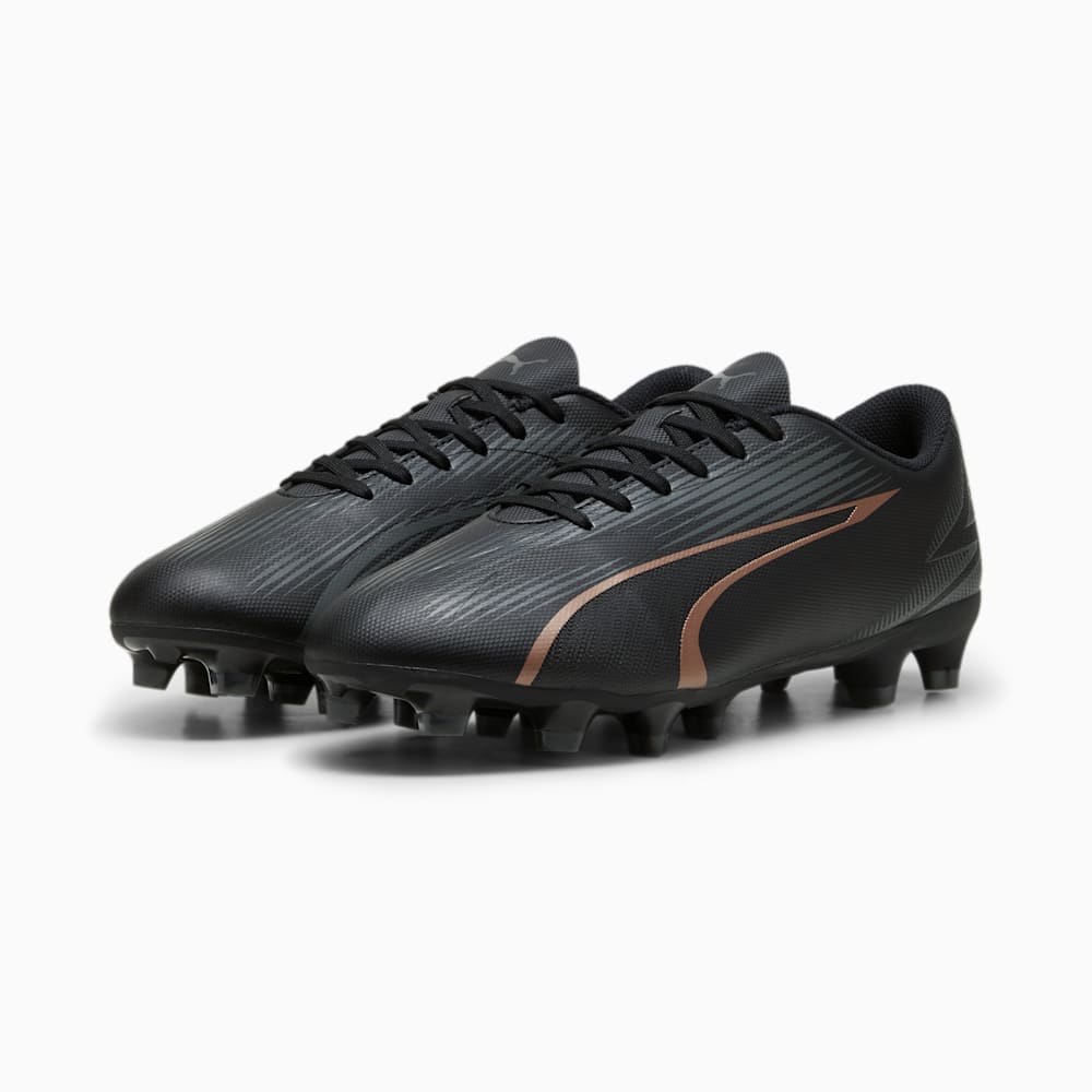 Puma ULTRA PLAY FG/AG Soccer Cleats - Black-Copper Rose