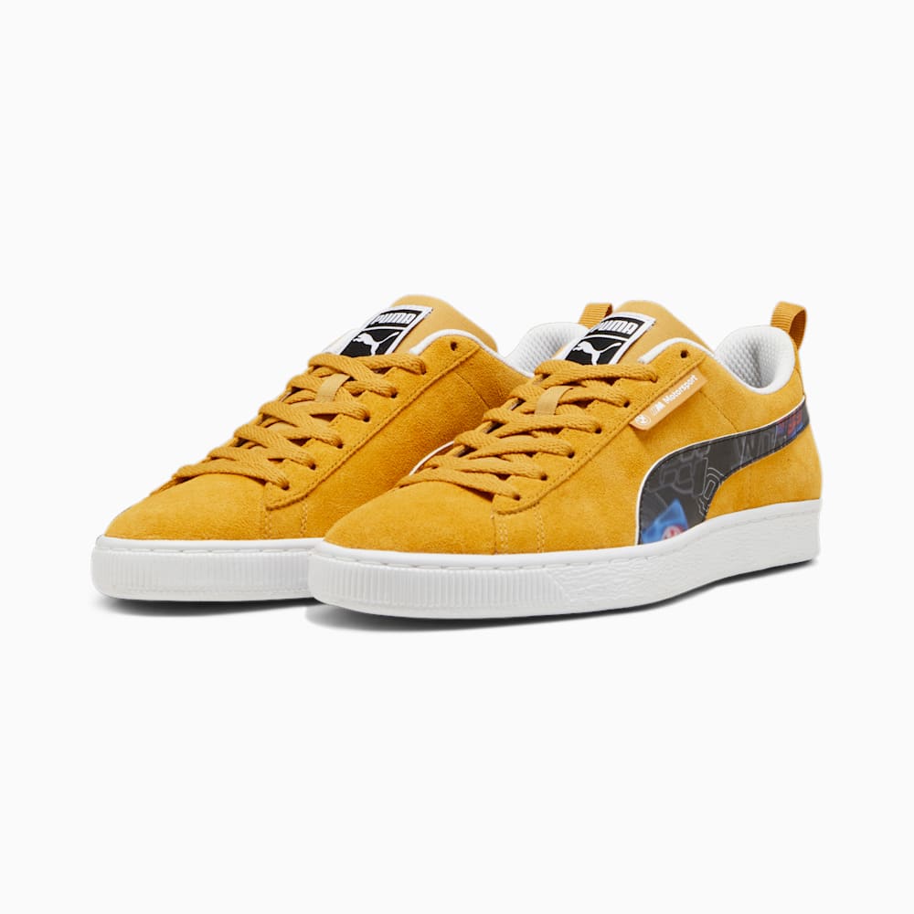 Puma BWW M Motorsport Suede Sneakers - Amber-Black-White