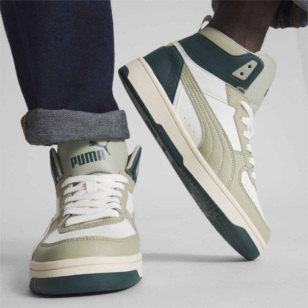 Puma Rebound Joy Sneakers - Vaporous Gray-Pebble Gray-Varsity Green