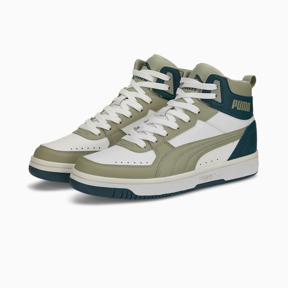 Puma Rebound Joy Sneakers - Vaporous Gray-Pebble Gray-Varsity Green