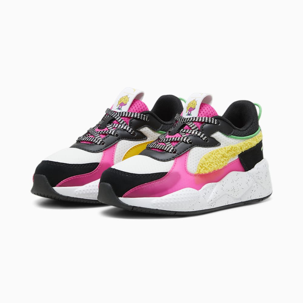 Puma PUMA x TROLLS RS-X Little Kids Sneakers - White-Pelé Yellow