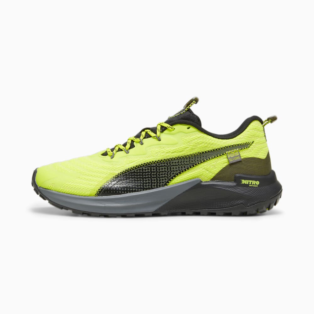 Puma SEASONS Fast-Trac NITRO™ 2 Running Shoes - Lime Pow-Electric Lime-Cool Dark Gray