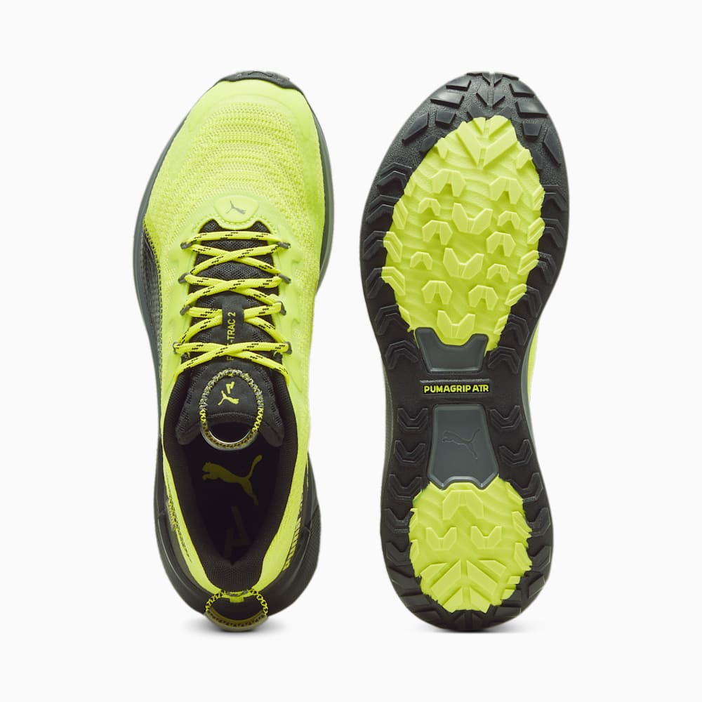 Puma SEASONS Fast-Trac NITRO™ 2 Running Shoes - Lime Pow-Electric Lime-Cool Dark Gray