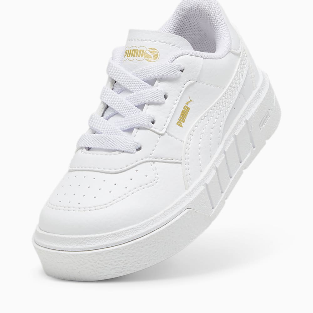 Puma PUMA Cali Court Leather Toddlers' Sneakers - White-Gold