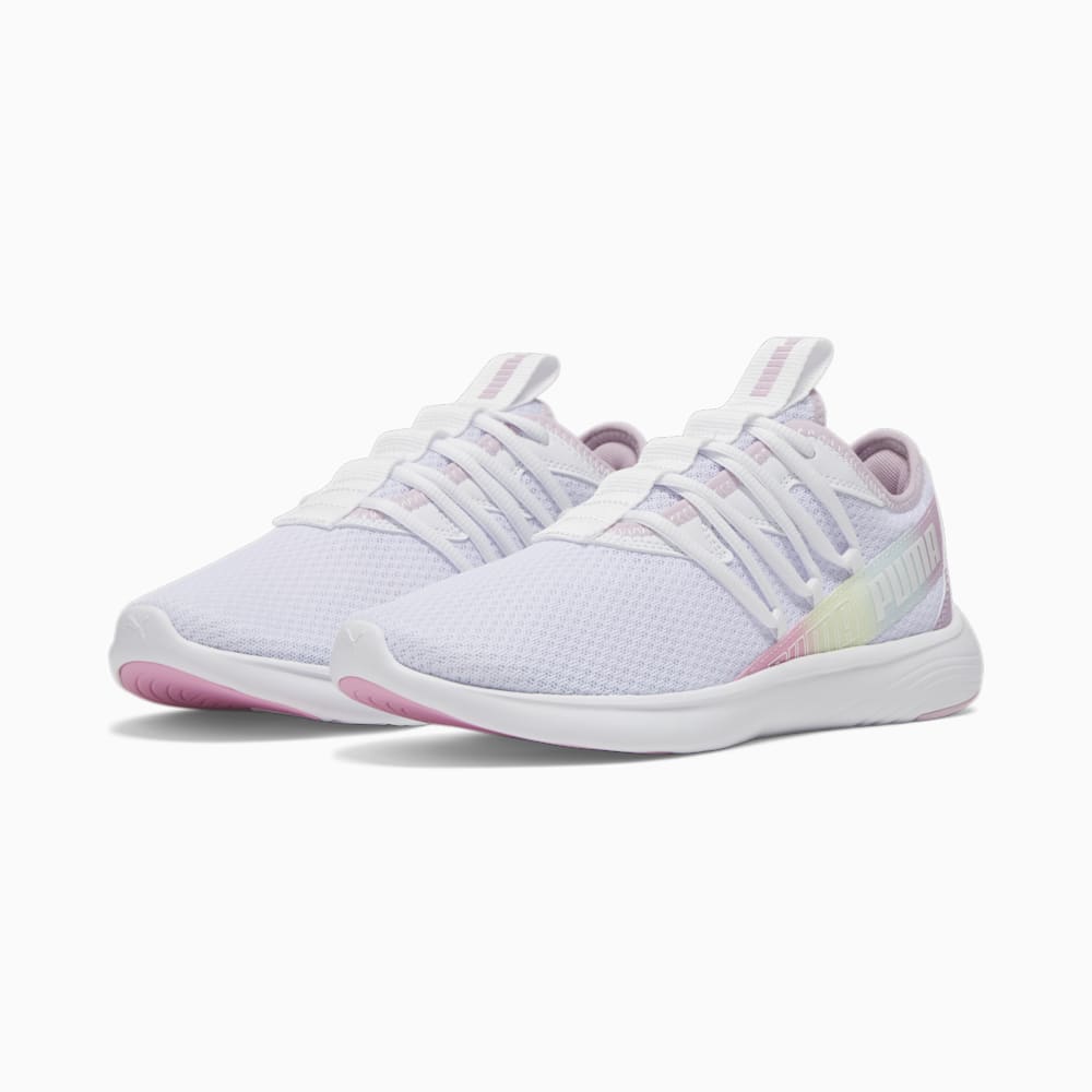 Puma Star Vital Stripe Running Shoe - White-Grape Mist