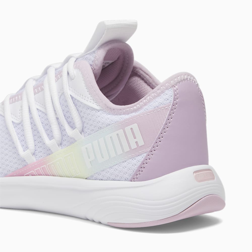 Puma Star Vital Stripe Running Shoe - White-Grape Mist