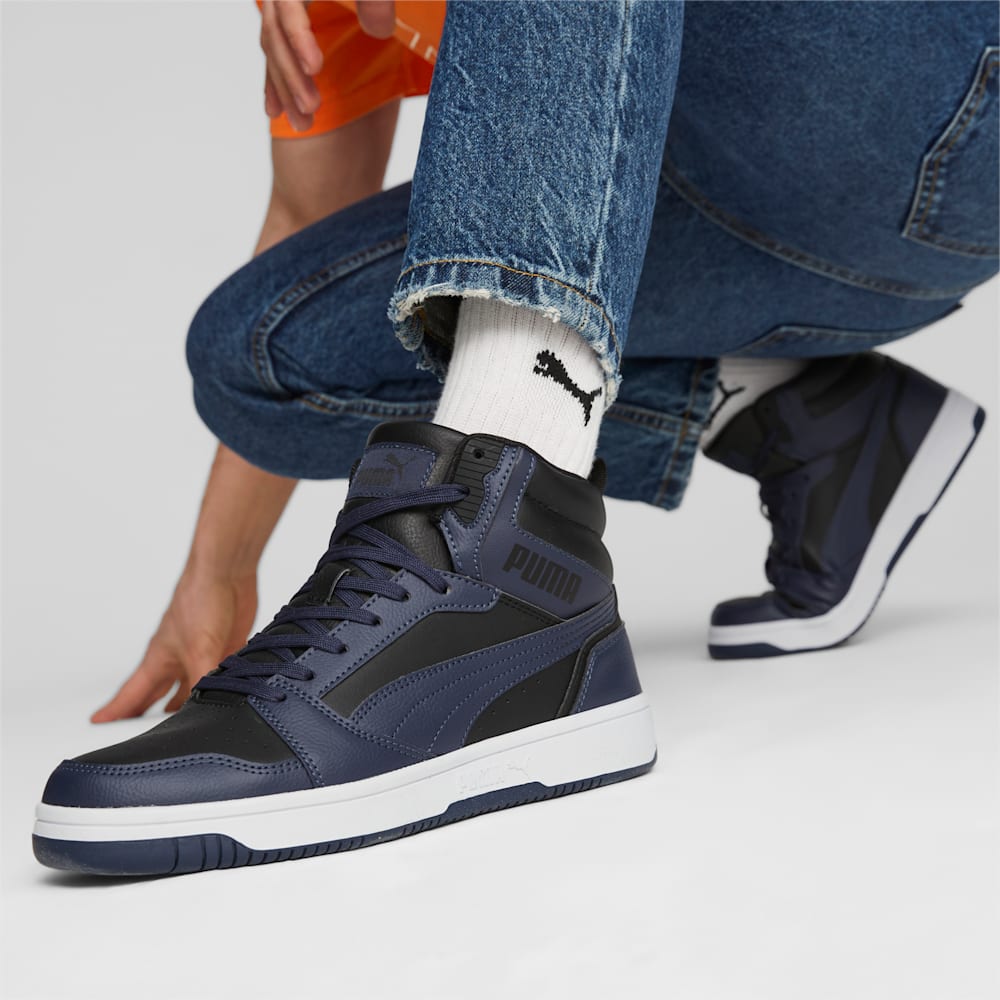 Puma Rebound Sneakers - Black-Navy-White