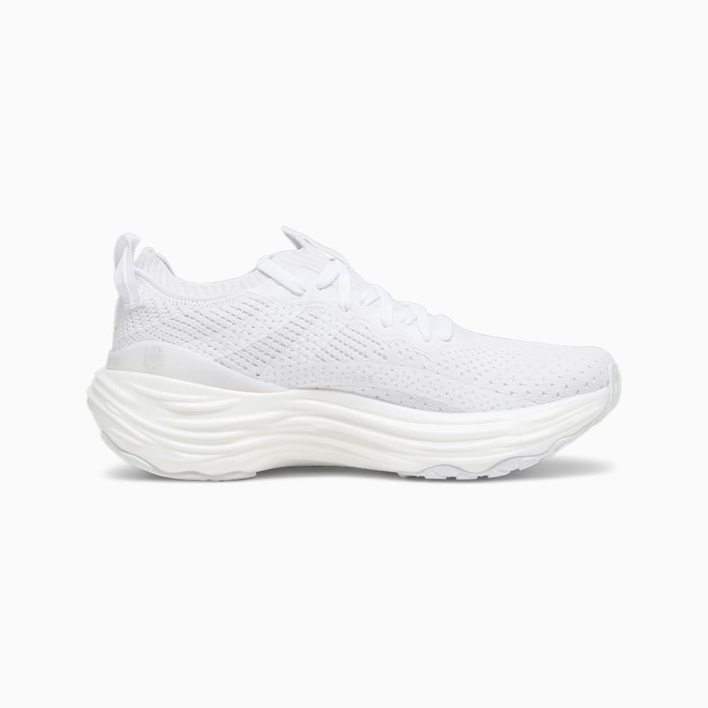 Puma ForeverRun NITRO™ Knit Running Shoes - White-Feather Gray