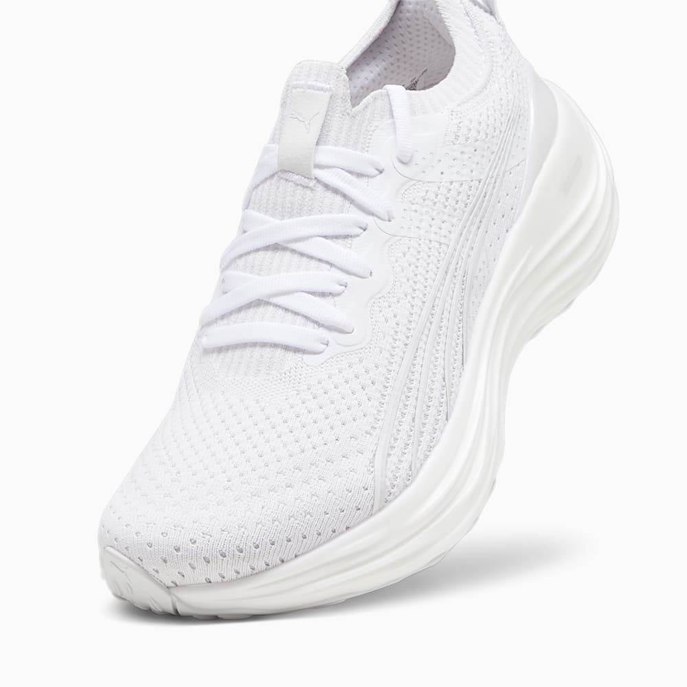 Puma ForeverRun NITRO™ Knit Running Shoes - White-Feather Gray