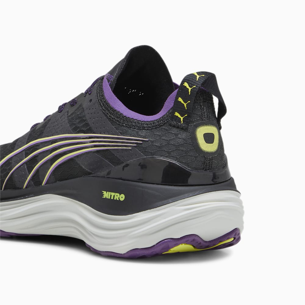 Puma ForeverRun NITRO™ WTR Running Shoes - Black-Purple Pop-Yellow Burst