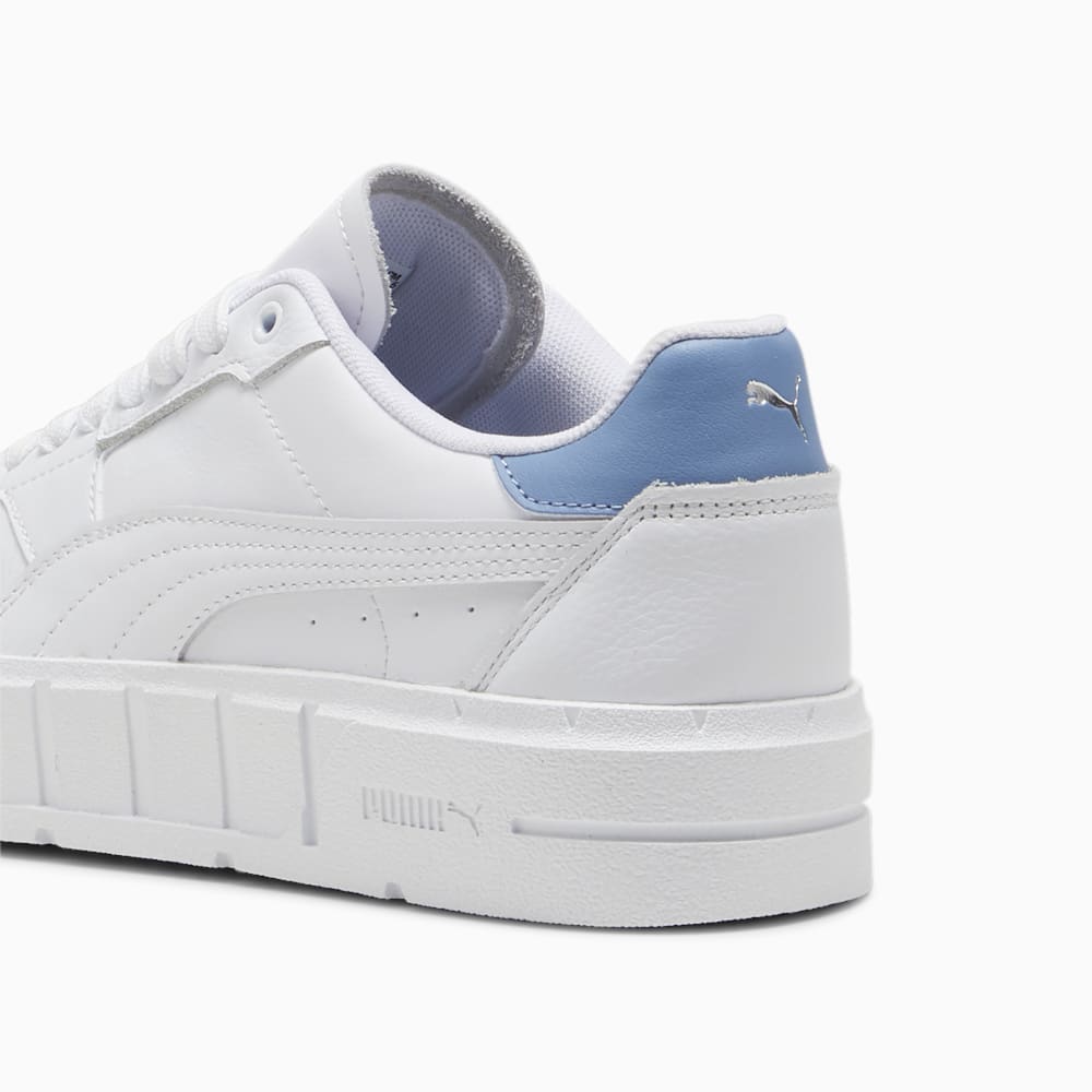 Puma Cali Court Leather Sneakers - White-Zen Blue