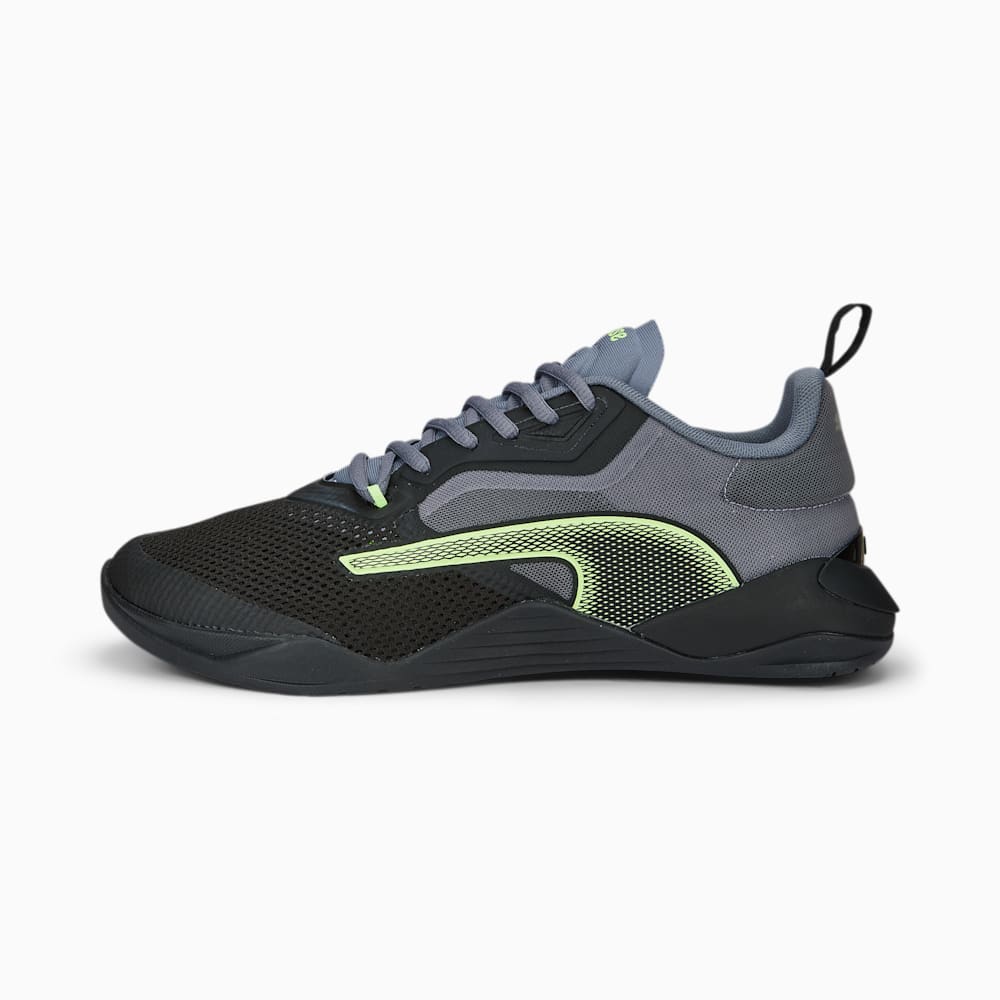 Puma Fuse 2.0 Training Shoes - Black-Gray Tile-Fast Yellow