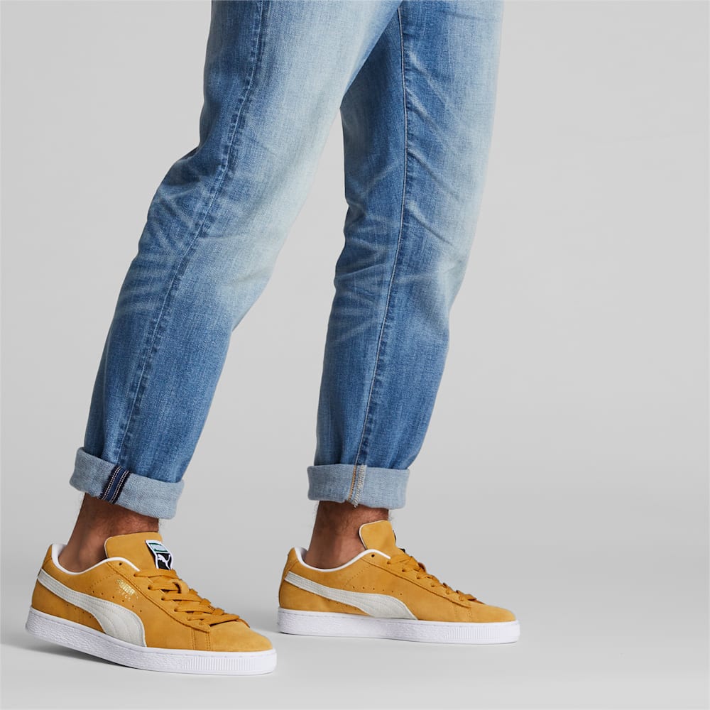 Puma Suede Classic XXI Sneakers - Honey Mustard-White